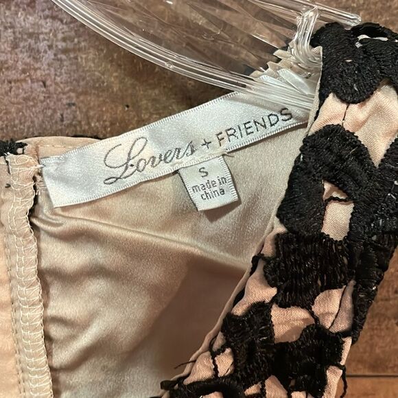 Lovers & Friends Black Lace Caspian Shift Dress - Picture 3 of 8